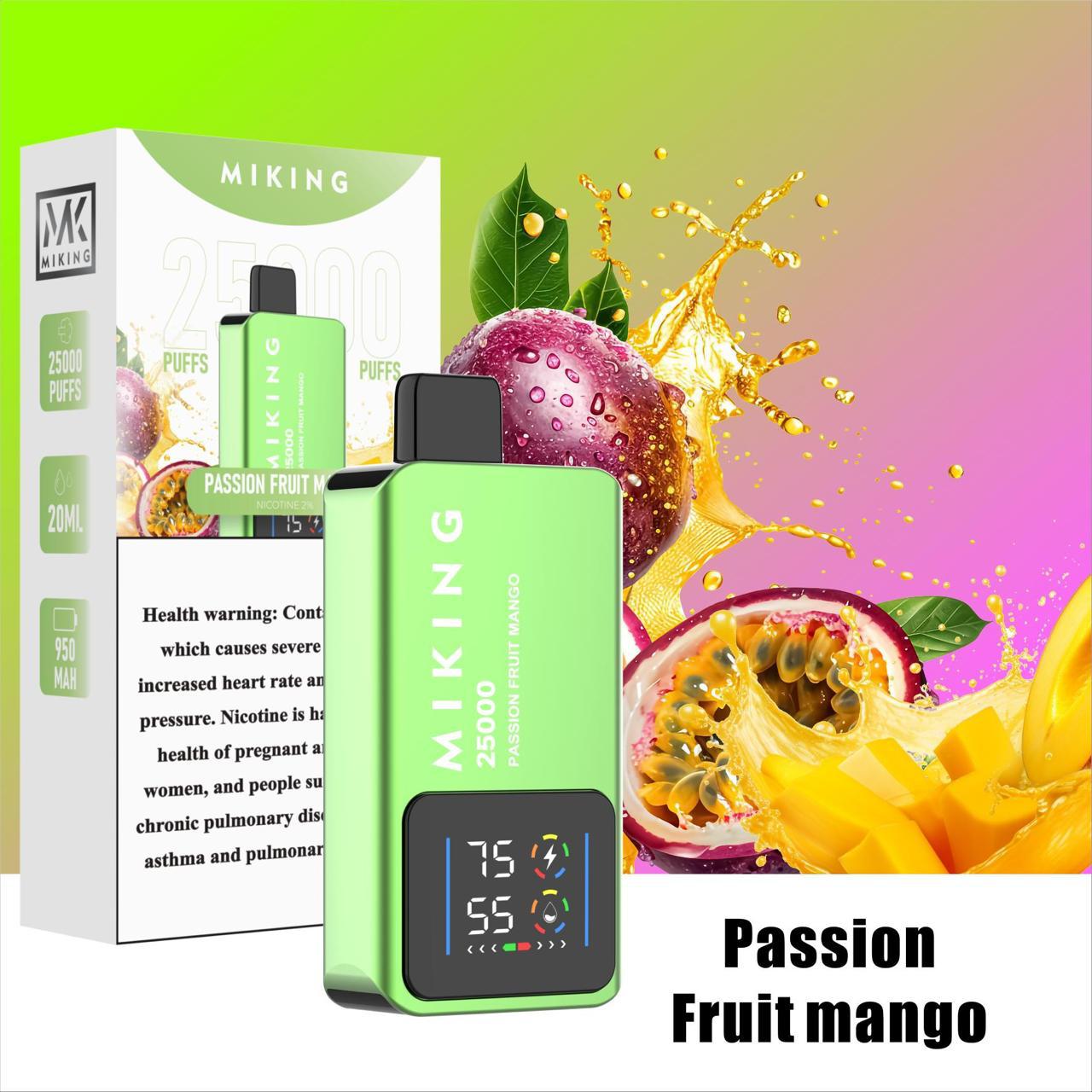Miking Passionfruit Mango 25000puffs disposable vape at vape-zilla Vape Zilla Miking Passionfruit Mango 25000puffs disposable vape at vape-zilla Vape Zilla
