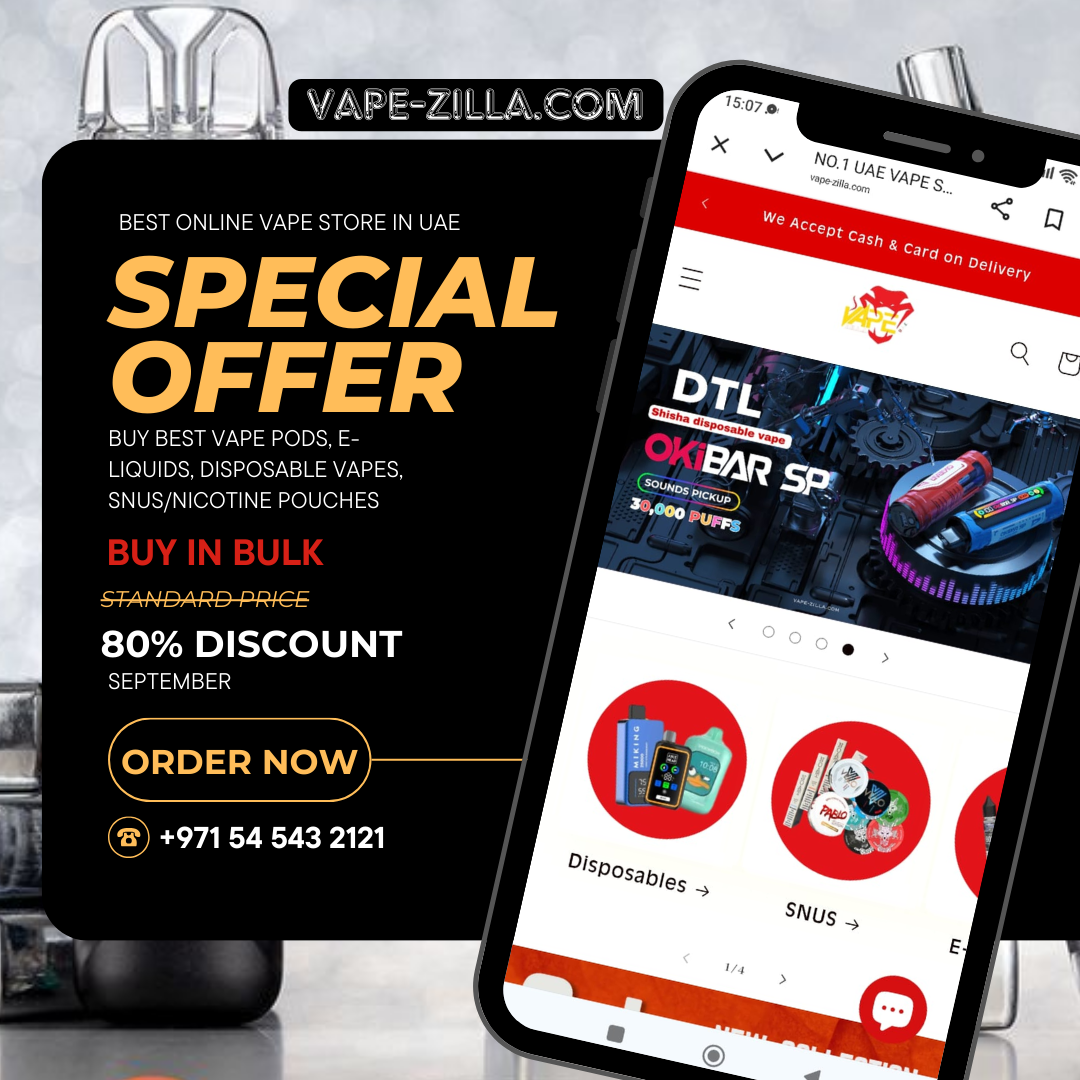 Vapezilla – Best Vape Shop in UAE | Exclusive Vape Offers with Fast Delivery in Dubai &amp; Abu Dhabi