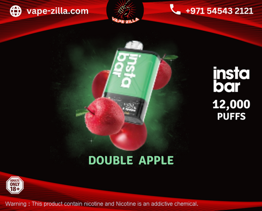 INSTABAR Ultra 12000 Puffs - Double Apple