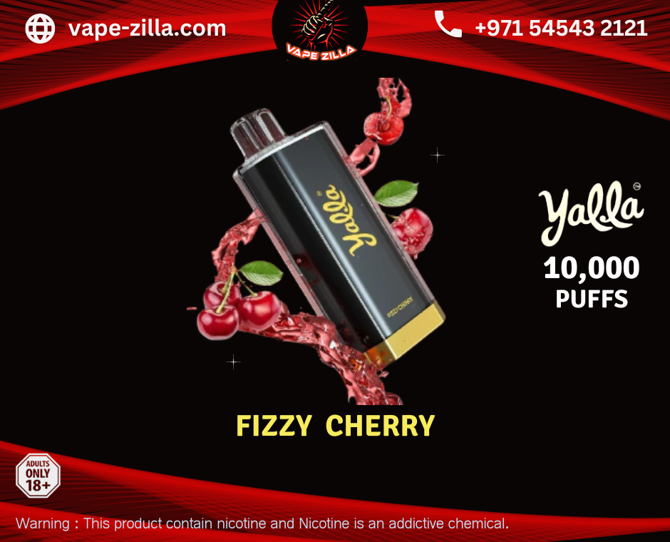 Yalla Ultra 10,000 puffs - Fizzy Cherry