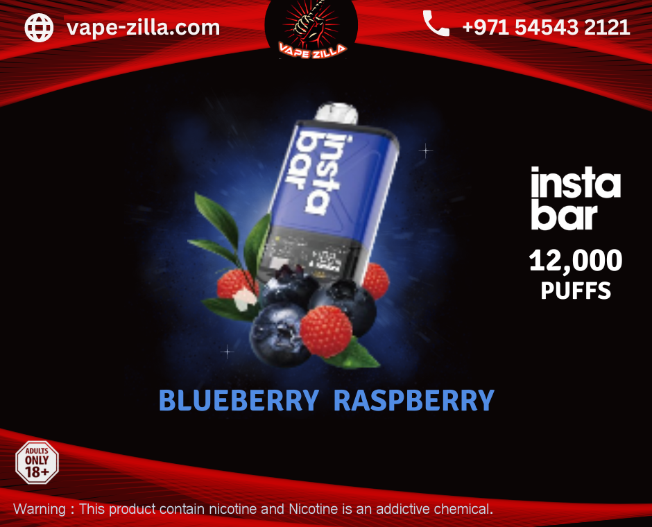 INSTABAR Ultra 12000 Puffs - Blueberry Raspberry