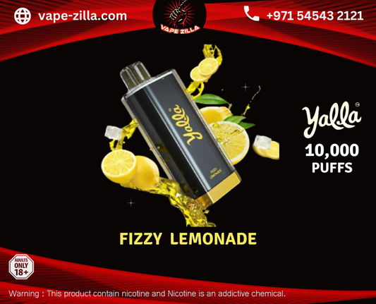 Yalla Ultra 10,000 puffs - Fizzy Lemonade