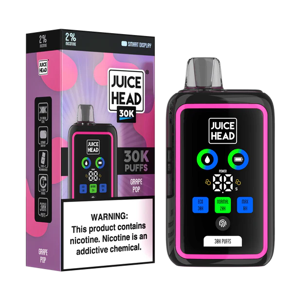 JUICE HEAD 30000 Puffs - Grape Pop