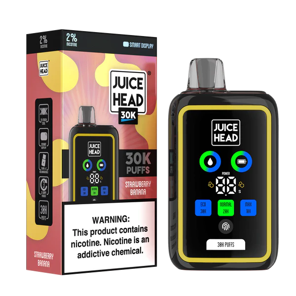 Juice Head 30000puffs - Strawberry Banana 20mg