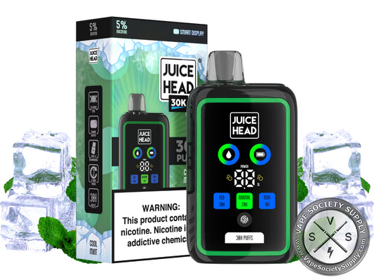 JUICE HEAD 30K 20MG COOL MINT DISPOSABLE VAPE IN UAE,DUBAI,ABUDHABI