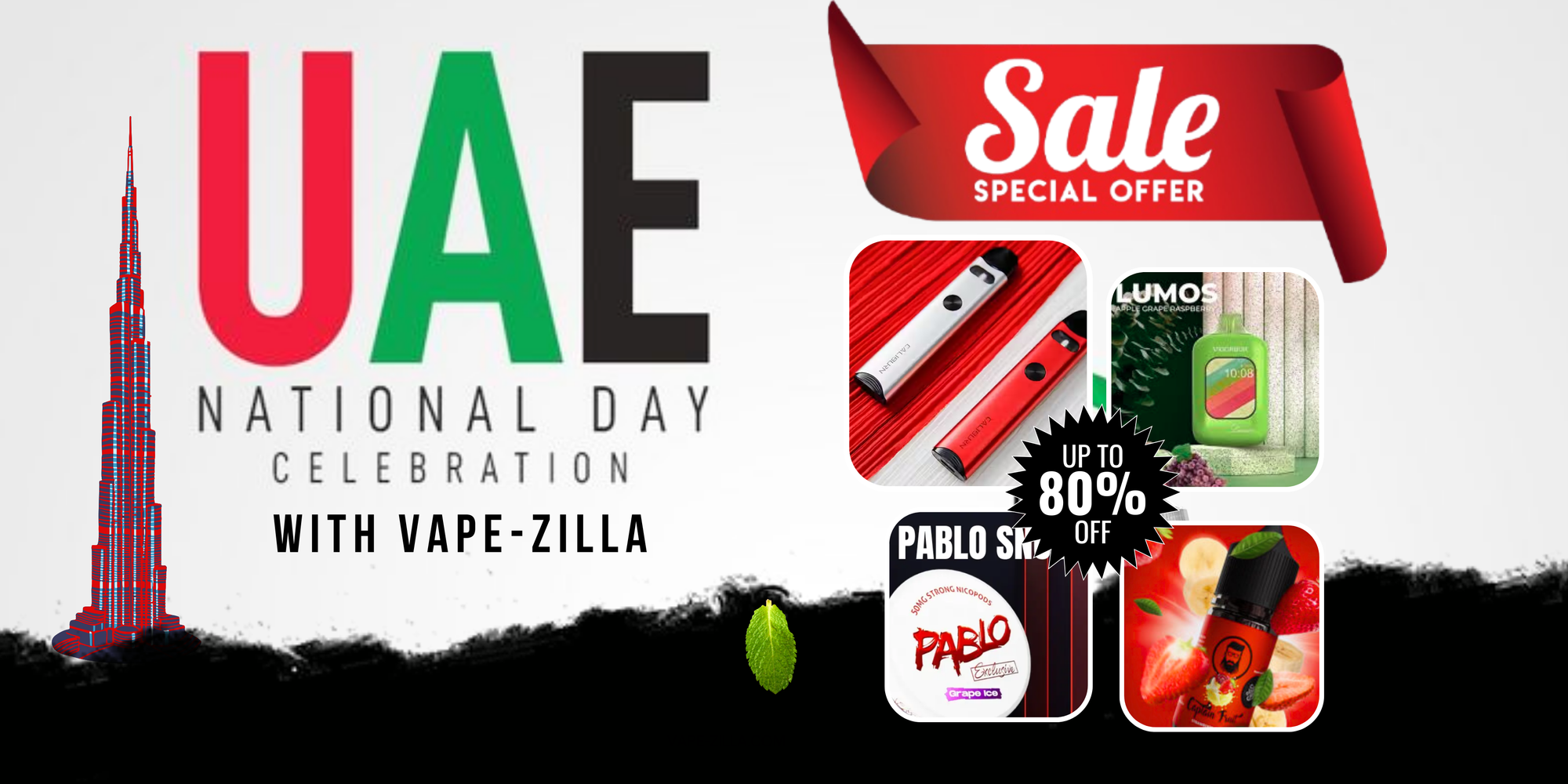 NATIONAL DAY VAPE OFFER AT VAPEZILLA IN DUBAI,UAE