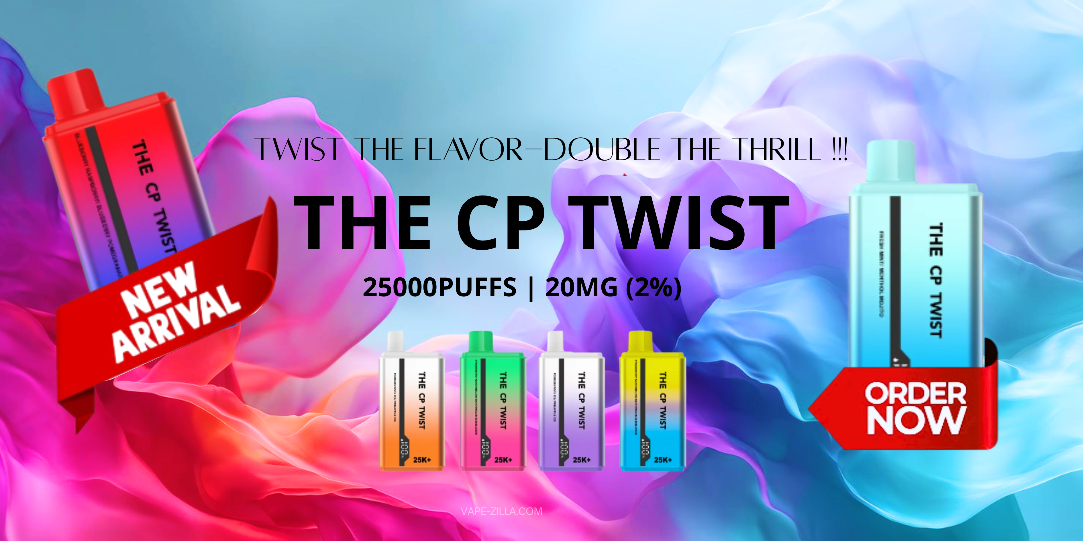 THE CP TWIST 25000PUFFS ,2% NICOTINE IN DUBAI, BEST PRICE