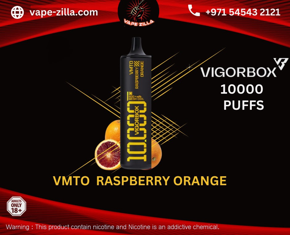 VIGORBOX 10000puffs -  VMTO Raspberry Orange