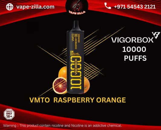 VIGORBOX 10000puffs -  VMTO Raspberry Orange