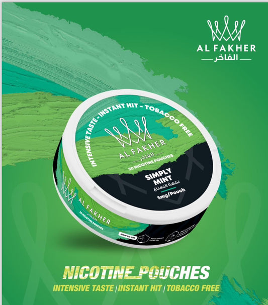 Al FAKHER Simply Mint SNUS/NICOTINE POUCHES