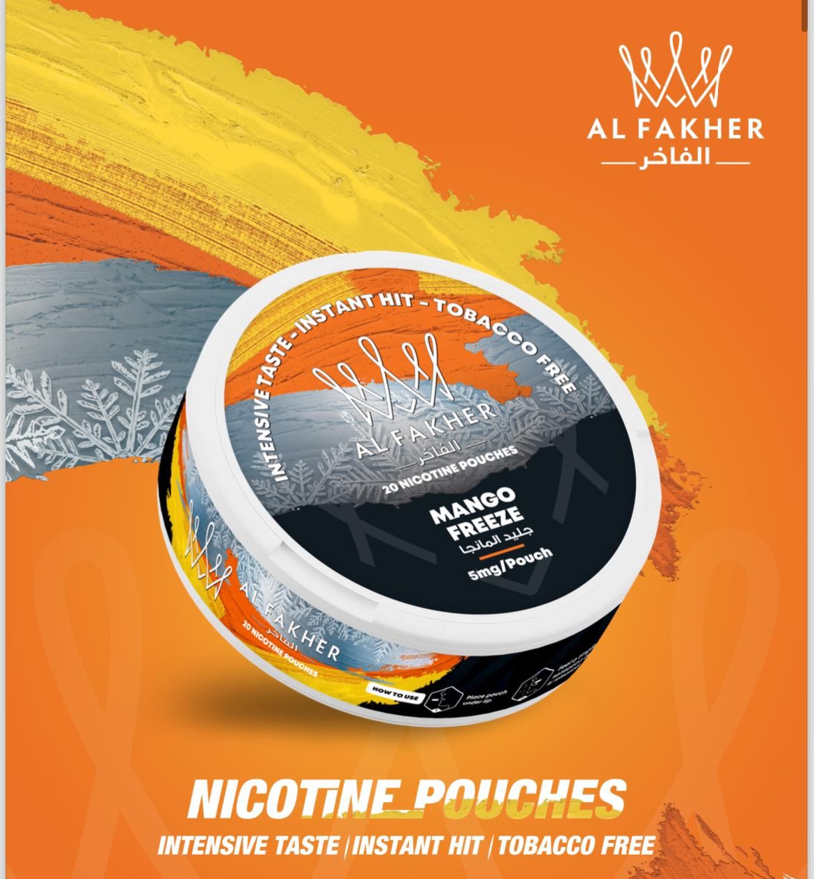 Al FAKHER Mango Freeze SNUS/NICOTINE POUCHES