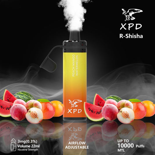 XPD BAR 10000 PUFFS PEACH MANGO WATERMELON