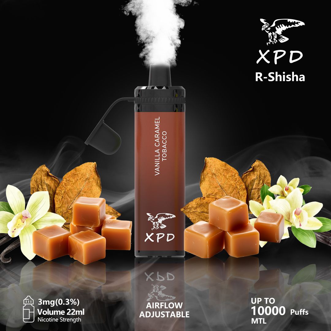 XPD BAR 10000 PUFFS VANILLA CARAMEL TOBACCO