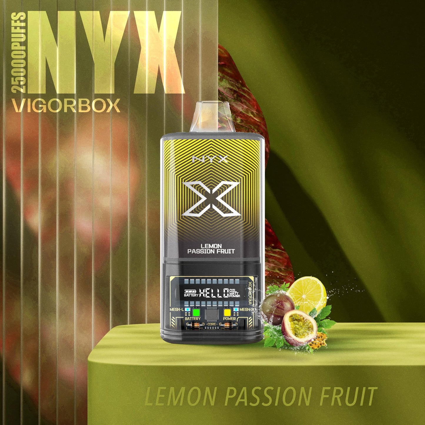 VIGORBOX NYX LEMON PASSION FRUIT