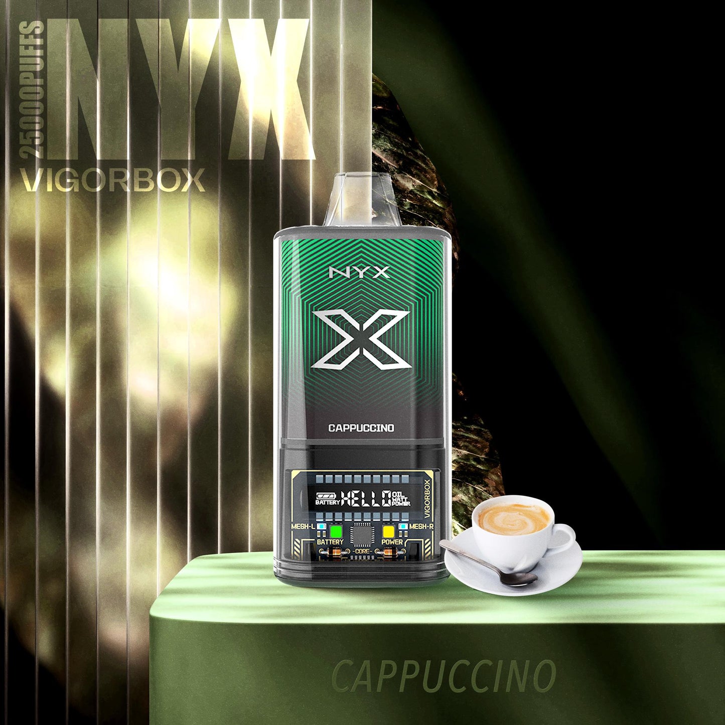 VIGORBOX NYX 25000K PUFFS CAPPUCINO