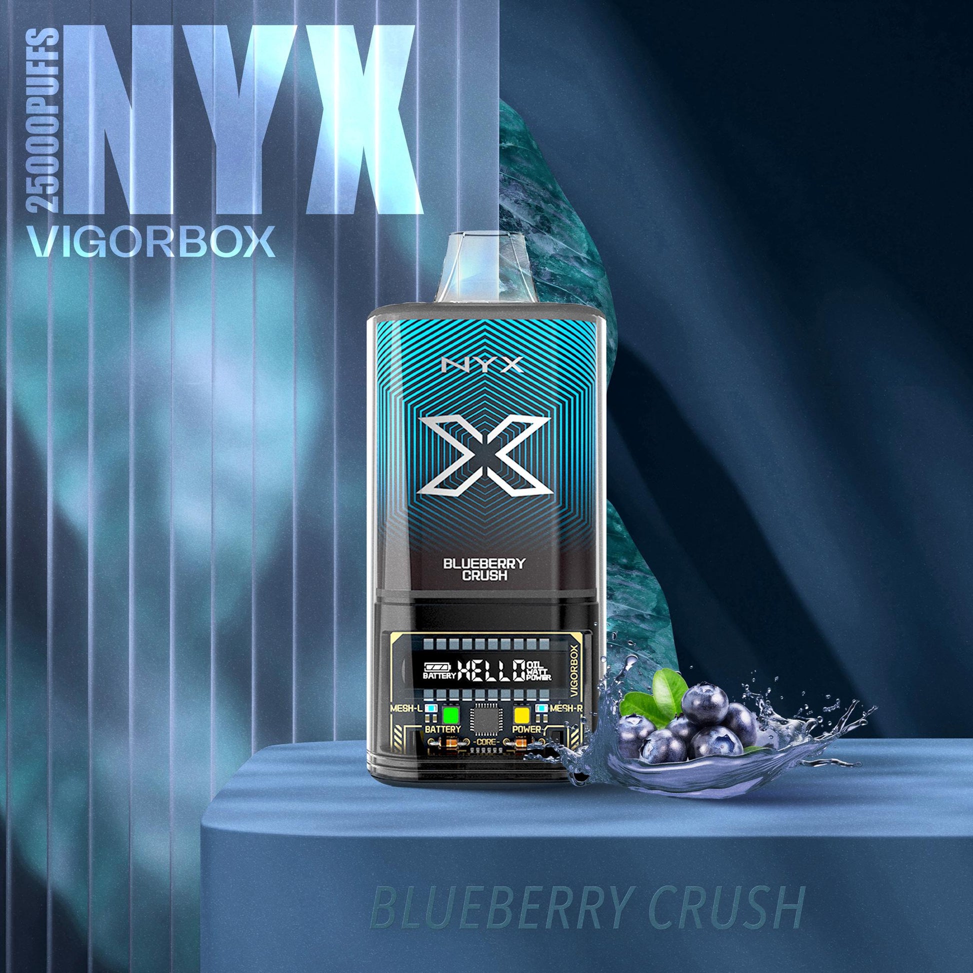 VIGORBOX NYX 25000K PUFFS BLUEBERRY CRUSH