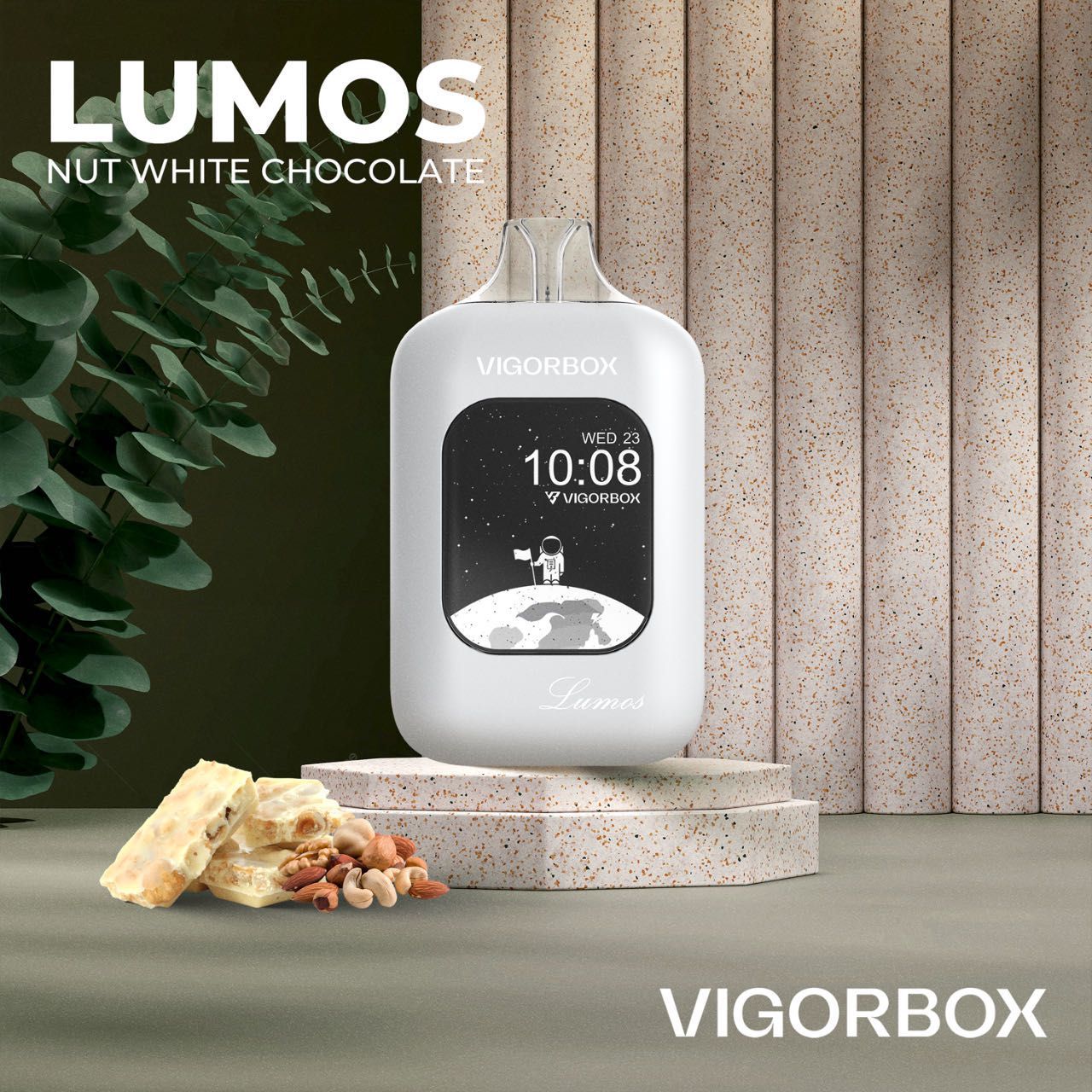 VIGORBOX LUMOS 25000 PUFFS NUT WHITE CHOCOLATE