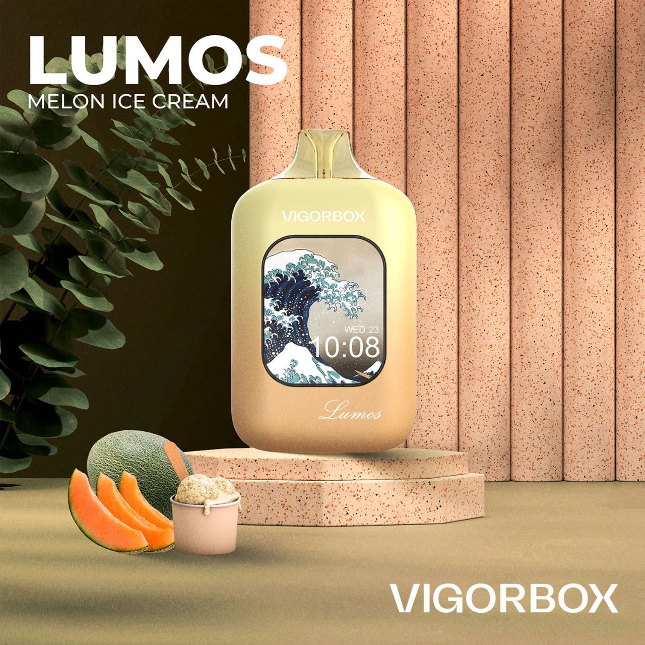 VIGORBOX LUMOS 25000 PUFFS MELON ICE CREAM in UAE,DUBAI