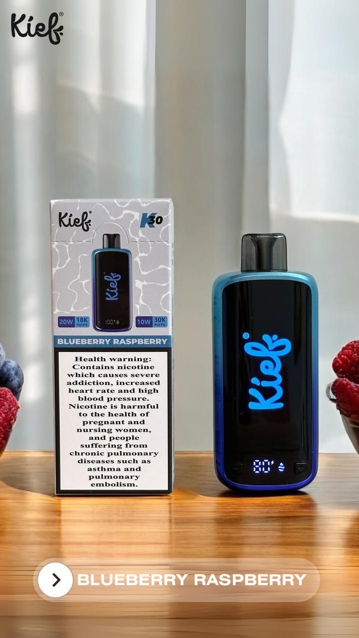 Kief Disposable 30k puffs 20mg - Blueberry Raspberry in UAE