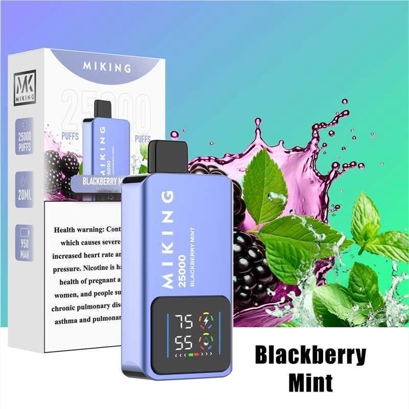 Miking Blackberry Mint 25000puffs Disposable Vape in vapezilla online vape store