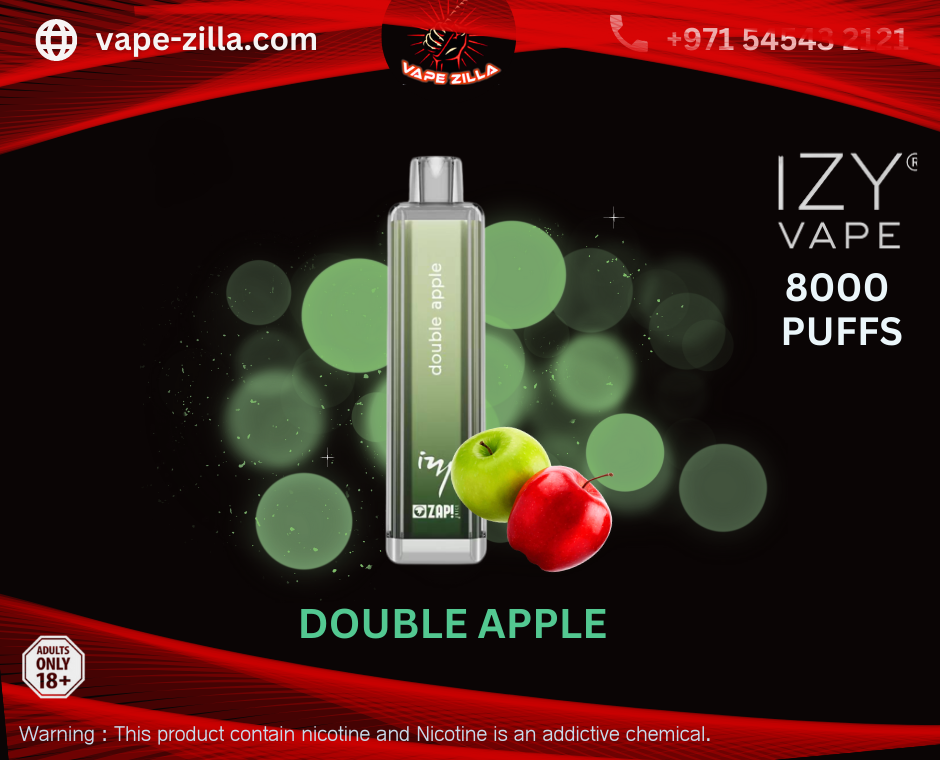 IZY VAPE by zap juice 8000 puffs - DOUBLE APPLE - vape-zilla - vape-zilla