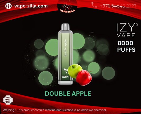 IZY VAPE by zap juice 8000 puffs - DOUBLE APPLE - vape-zilla - vape-zilla