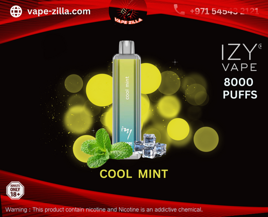 IZY VAPE by zap juice 8000 puffs - COOL MINT - vape-zilla - vape-zilla