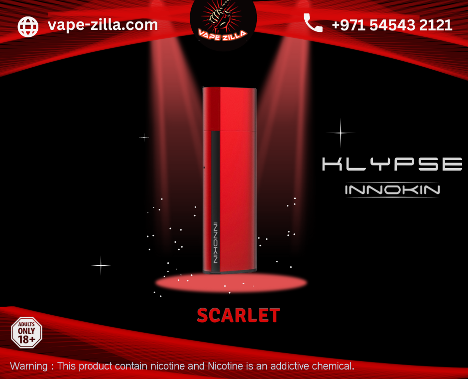 INNOKIN KLYPSE VAPE KIT - SCARLET - vape-zilla - vape-zilla