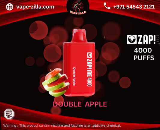 Zap Me by Zap Juice 4000 Puffs 50 mg - Double Apple