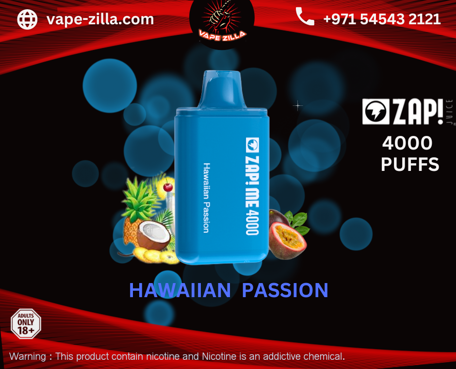Zap Me by Zap Juice 4000 Puffs 50 mg - Hawaiian Passion