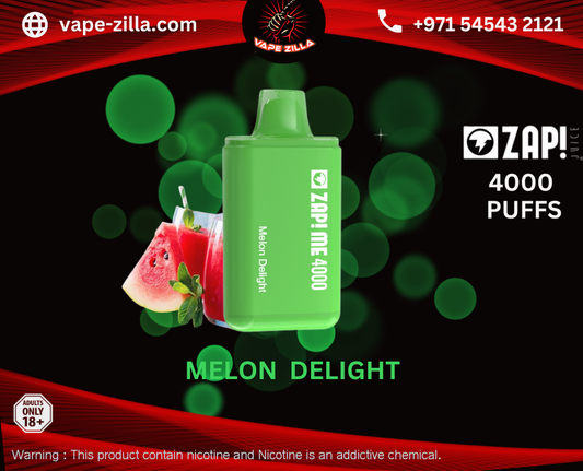 Zap Me by Zap Juice 4000 Puffs 50 mg - Melon Delight