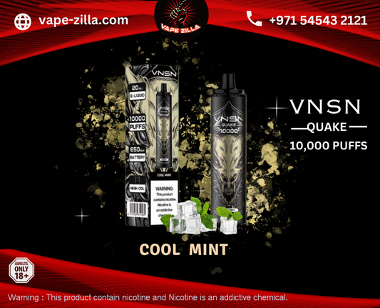 VNSN Quake-10000 Puffs-Cool mint-vapezilla