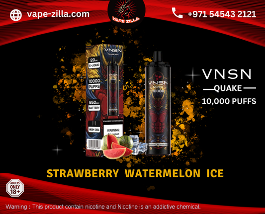 VNSN Quake-10000 Puffs-Strawberry Watermelon Ice - vape-zilla