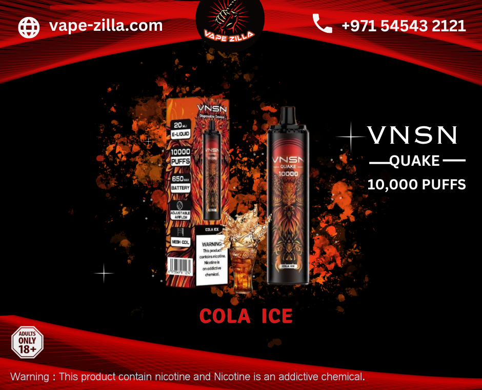 VNSN Quake-10000 Puffs-Cola Ice - vape-zilla