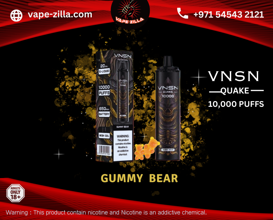 VNSN Quake-10000 Puffs-Gummy Bear - vape-zilla