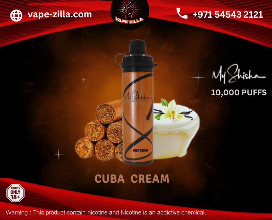 My Shisha 3mg Cuba Cream