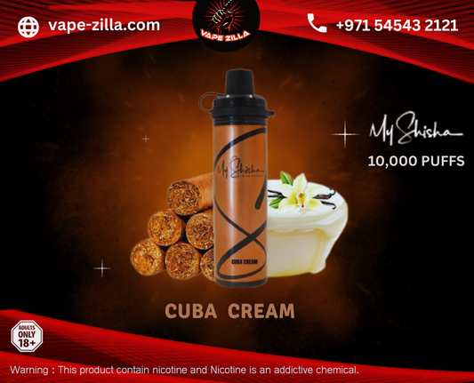 My Shisha 3mg Cuba Cream