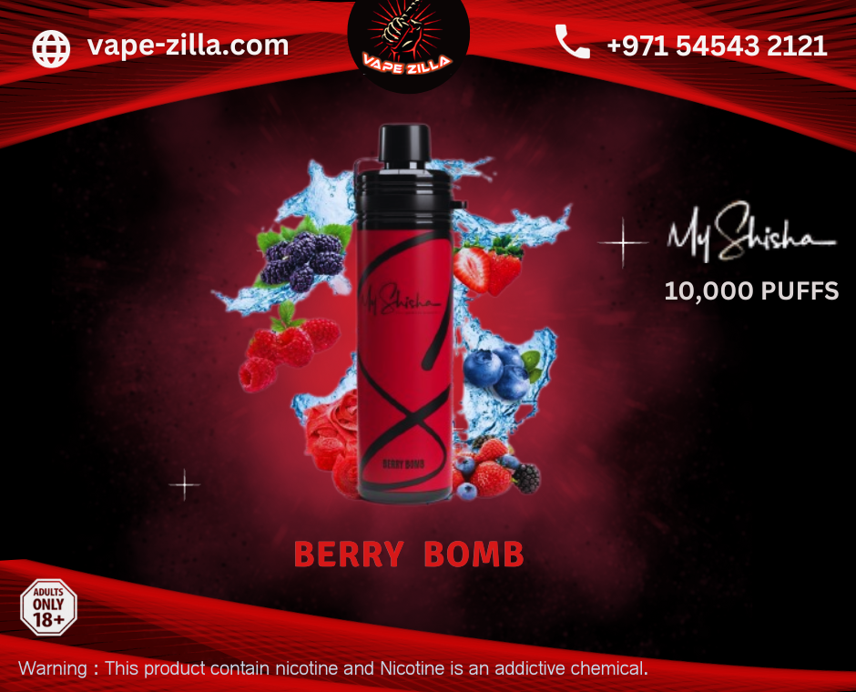 My shisha 3mg Berry Bomb - vape-zilla