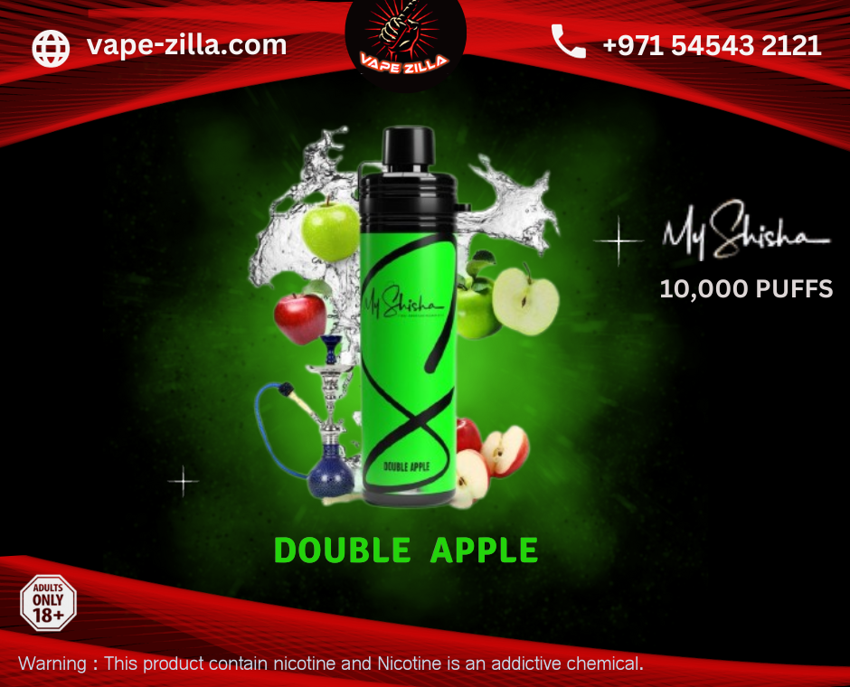 My shisha 3mg Double Apple - vape-zilla