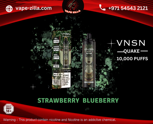 VNSN Quake 10000 puffs Strawberry Blueberry