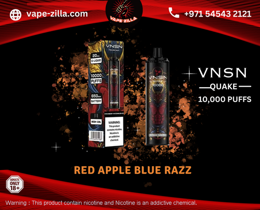 VNSN Quake 10000 puffs Red Apple Blue Razz