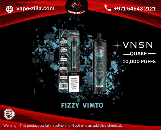 VNSN Quake 10000 puffs Fizzy Vimto