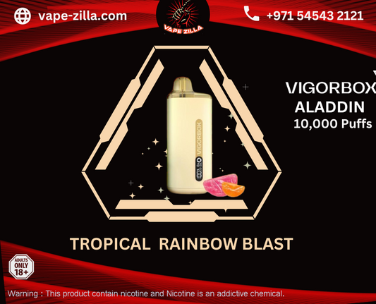 VIGORBOX ALADDIN 10000 PUFFS - TROPICAL RAINBOW BLAST
