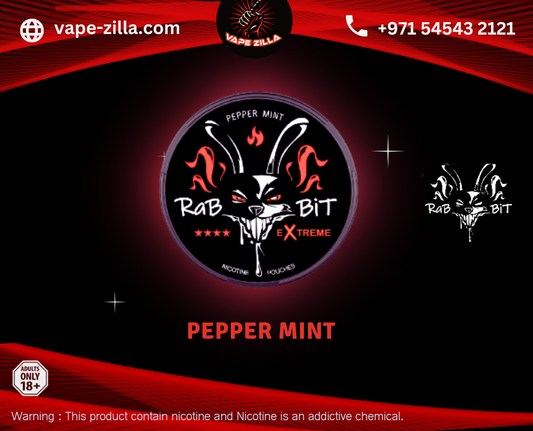 Rabbit Nicotine Pouches / Snus - Pepper Mint
