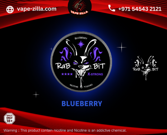 Rabbit Nicotine Pouches/Snus - Blueberry