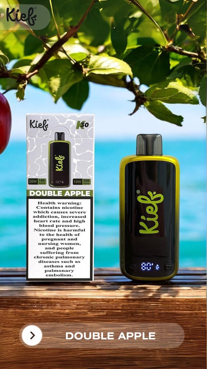 Kief Disposable 30k puffs 20mg - Double Apple in UAE, Dubai and Abu Dhabi 