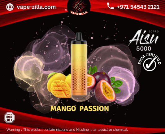 Aisu Sopro 5000 Puffs-Mango Passion
