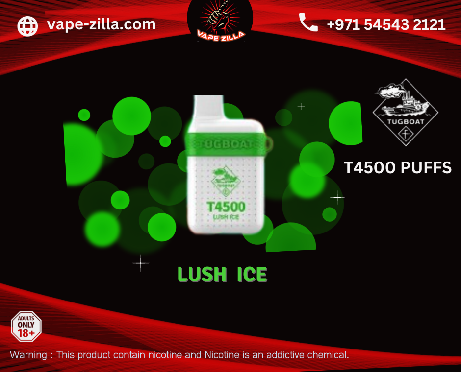 TUGBOAT T4500 PUFFS - Lush Ice