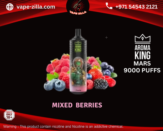 Aroma King Mars 9000 puffs - Mixed Berries