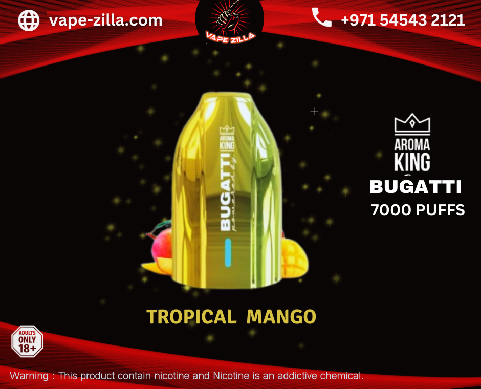 Bugatti by Aroma King 7000 Puffs - Tropical Mango